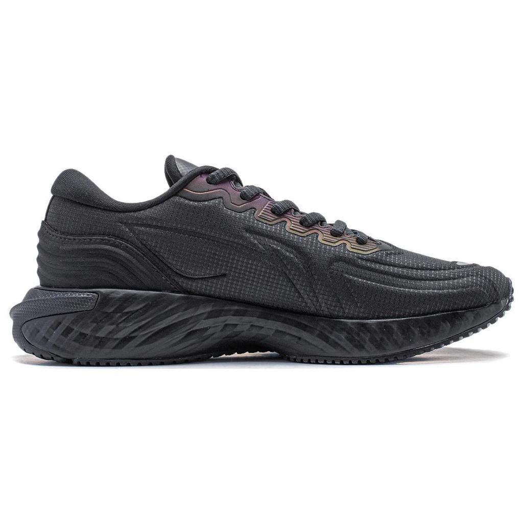 Li Ning Cloud Shield Cushioning Slip Resistant Abrasion Resistant Low top Running Shoes Women's Black ARST058-1