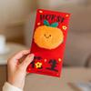 Y5JC Practical Plush Red Packet Cartoon Theme Red Envelope Money Holder for Spring Festival Family Gatherings