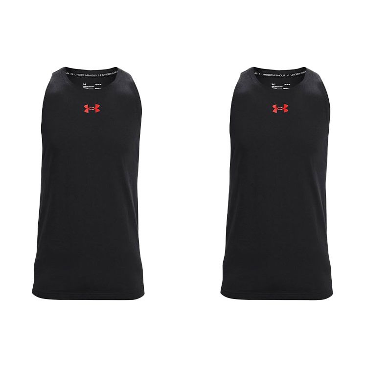Under Armour Breathable Basketball Sports Tank Top Men Tops Black 1361901-001