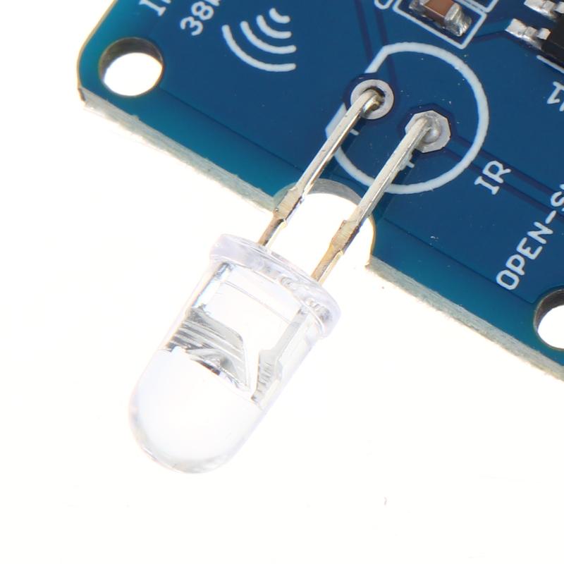 Infrarot-Transceiver-Kit Infrarot-Sender IR-Emitter mit 38 kHz Träger + IR-Empfängermodul Infrarot-Empfänger