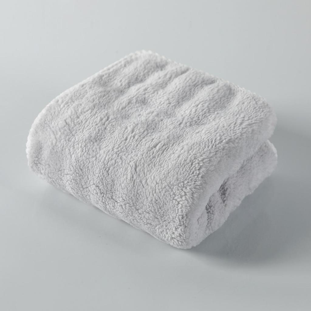 Bubble Fleece Quick-Dry Bath Towel - Enlarged, Soft, Water-Absorbing, No Shedding