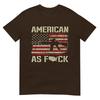 American As Fck Ar15 Rifle Patriotic Pro Gun Rights Usa Tshirt