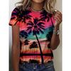 Fashion Women Retro Creative Insect Pattern Print T Shirt Funny Casual O-neck Short Sleeves T-shirt Summer Female Tee Shirt