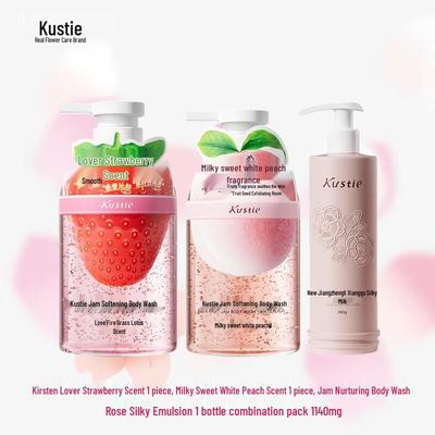 Fruity Jam Shower Gel & Rose Lotion Set