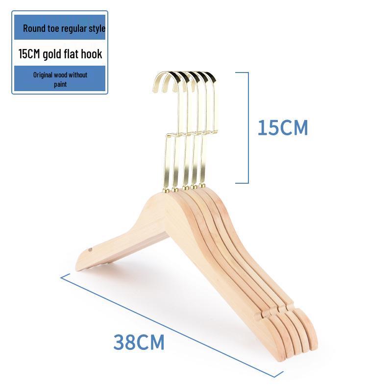 Damen Rutschfester Holzmantelständer Kleiderbügel für Bekleidungsgeschäfte