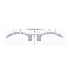 20Pcs/Pack Permanent Makeup Eyebrow Disposable Accurate Ruler Microblading Shaping Tools Eyebrow Tattoos Measure Stickers