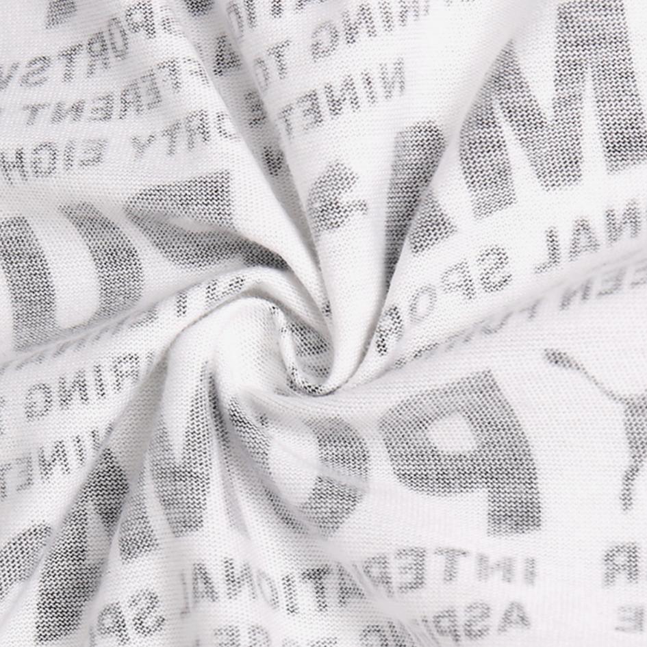 Puma Letter Logo Print Casual Sports Round Neck Short Sleeve T-Shirt Men Tops White 584132-02