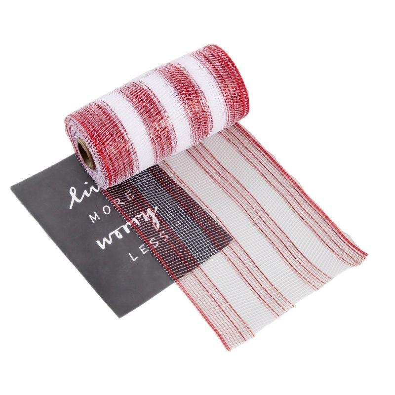Christmas Tree Net Ribbon & Bow Set for DIY Decoration