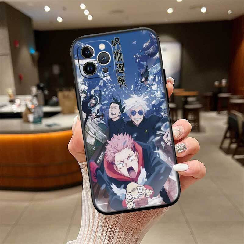 Anime Gojo Jujutsus Shockproof Phone Case for Redmi Note 8 8T 9 9A 9C 9T 9S 10 11 11S 10C 10X 10A 10T Pro Max Plus Prime