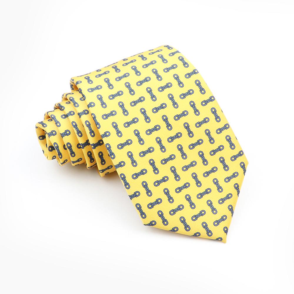 Supermjuka bohemiska sidenpolyesterslipsar för män Nyhet Design Bröllopskontor Företag Gravata tryckt slipspresent