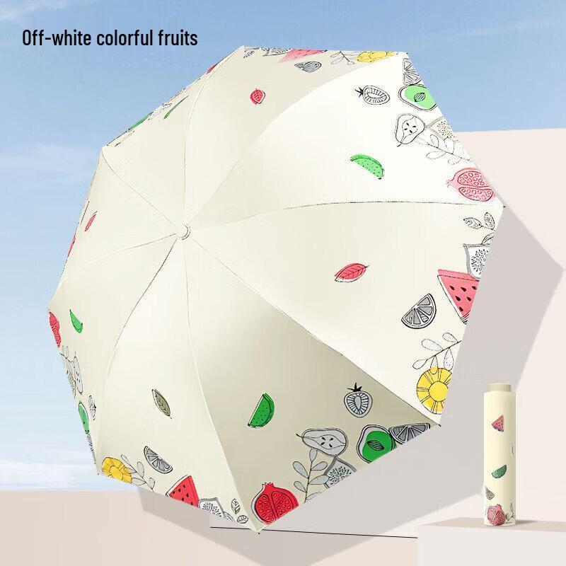 Paradise Women s Black-Coated UV Protection Dual-Use Umbrella