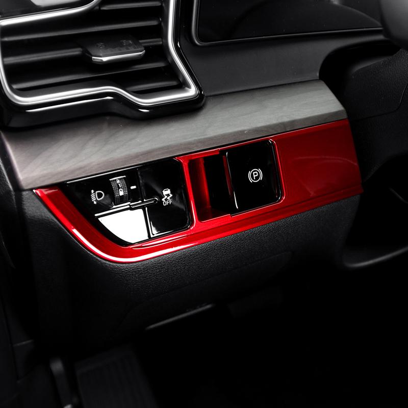 1PC Auto Interior Accessory for Kia Sportage NQ5 2024 2025 LHD RHD Headlight Adjustment Switch Panel Frame Protective Cover