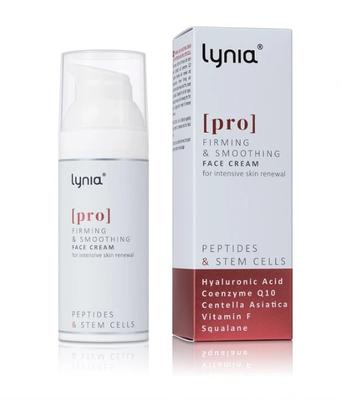 Lynia pro peptides&stem cells krem z peptydami i komórkami macierzystymi z jabłka ujędrniająco-wygładzający 50ml