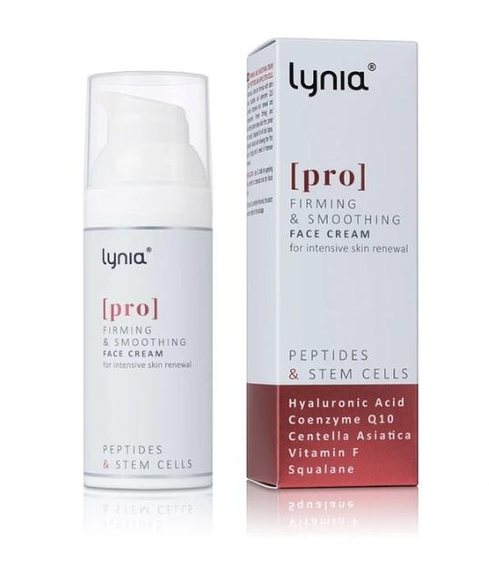 Lynia pro peptides&stem cells krem z peptydami i komórkami macierzystymi z jabłka ujędrniająco-wygładzający 50ml