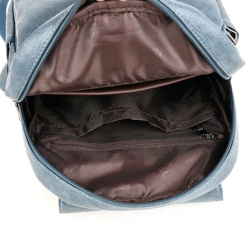 Women Backpack Korean Version of Wild Fashion Simple Backpack Travel Tassel New