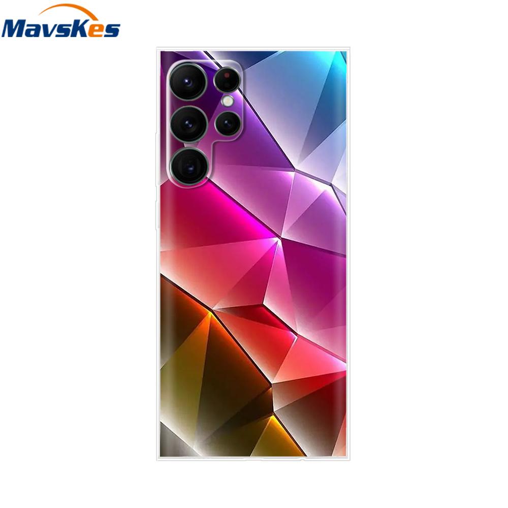 For Samsung Galaxy S22 Case S22 Ultra Transparent TPU Soft Silicon Cover For Samsung S22 Plus GalaxyS22+ Back Cases Phone Bumper