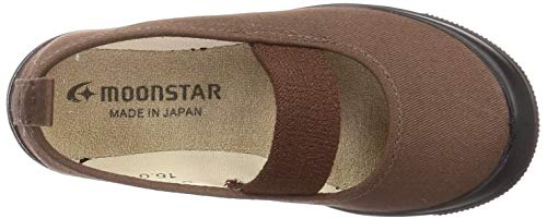 Moonstar Lifestyle SKOOLER/KIDS BALLET Ballet Shoes, Made in Japan, Brown, Size 16.0 cm