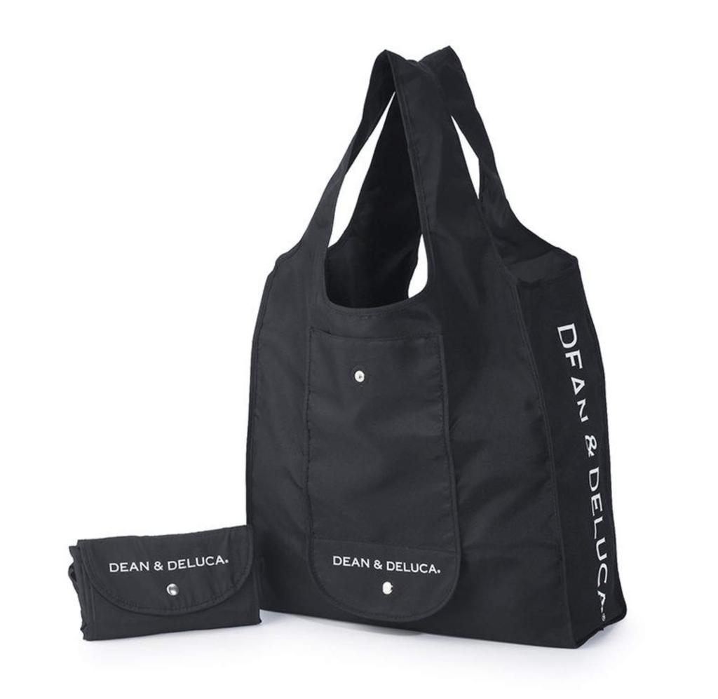 DEAN DELUCA Shopping Natural & Bag, (Black)