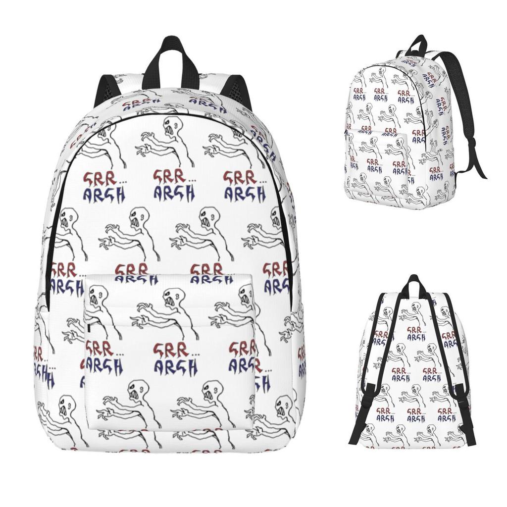 Grr...argh With Colour Backpack Daypack Large Capacity Boys Girls BookBag School Bag Shoulder Bags for Men Women