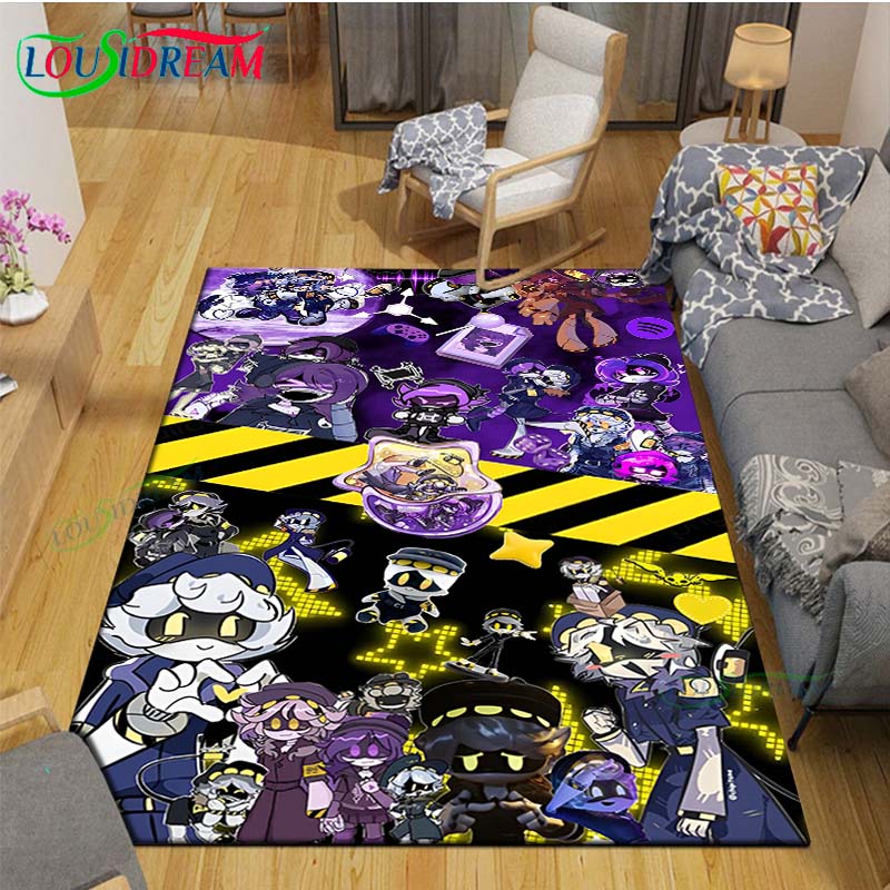 Hot Cartoon Murder Drone Floor Mat INS Style Soft Bedroom Floor House Laundry Room Mat Anti-skid Household Carpets Gift