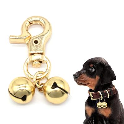 Dog Bells for Pet Collar Loud Pendant for Pet Dogs Cat Walking Training Pet Tag Clip AntiLost Collar Clip Outdoor Supply