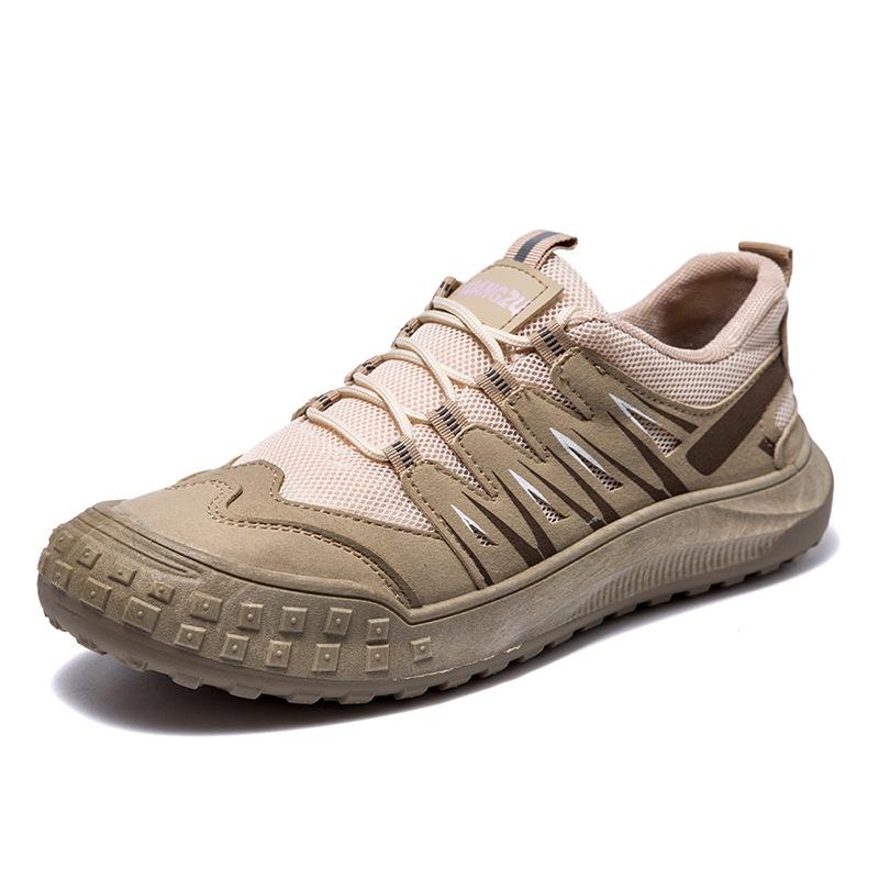 Letní síťované sportovní boty Pánské horolezecké Prodyšné Pohodlné Protiskluzové Ploché boty Venkovní Cestování Dovolená Volnočasová obuv