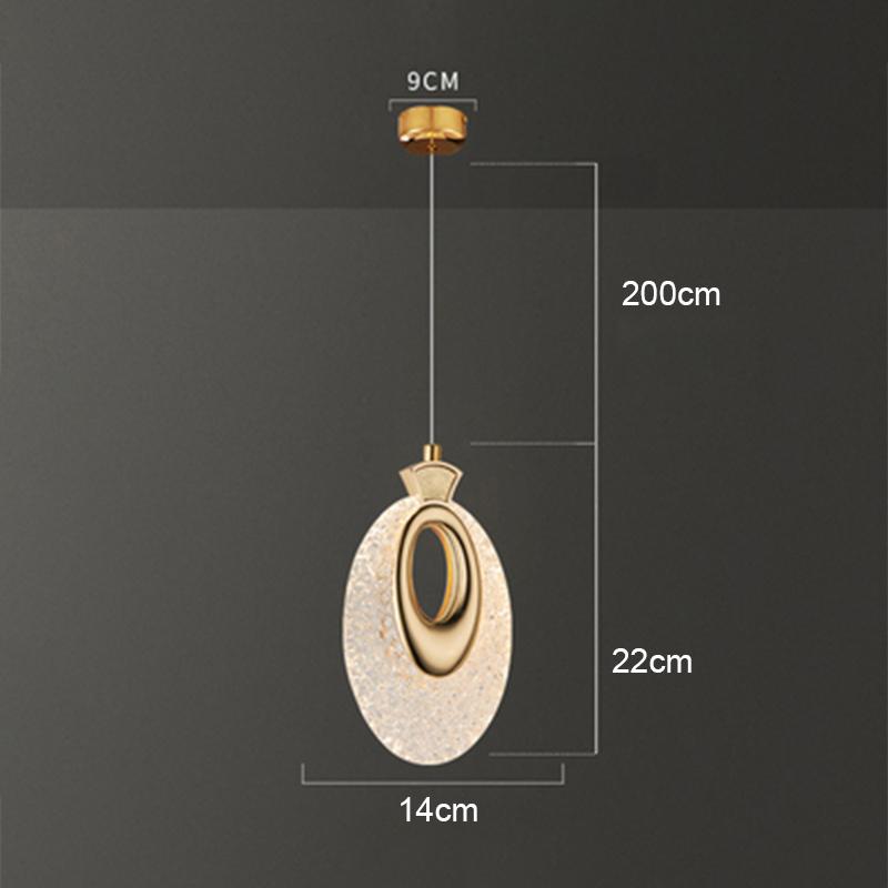 

Скандинавские светодиодные подвесные светильники Внутреннее освещение Роскошная подвесная лампа для дома Обеденные столы Гостиная Декорация Прикроватный свет Natural Light