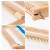 Webstuhl Bausatz Holz Kettfaden Webrahmen 15.711.81.4 Zoll Handstrick Webstuhl Wandteppich Handgestrickte Maschine DIY Gewebtes Set