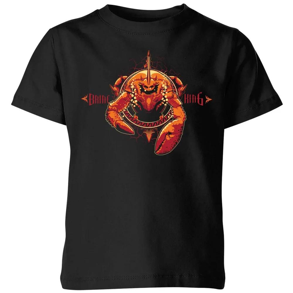 Aquaman Brine King Kids  T-Shirt - Black - 3-4 Years 140