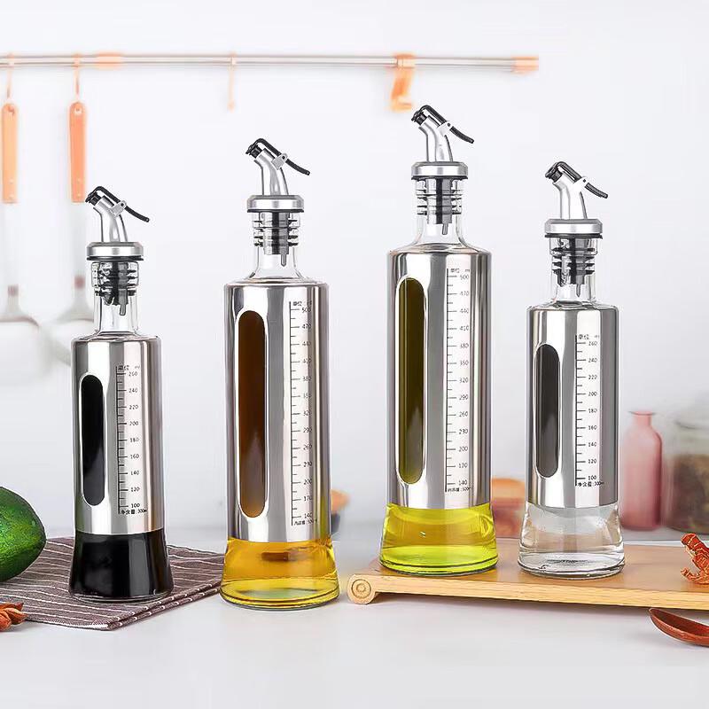 Mailang 304 Stainless Steel Oil & Sauce Dispenser Set