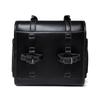 Easy Install Motorcycle Seat Bag Retro Style Spacious Waterproof PU Leather Side Pouch Large Capacity for Bike
