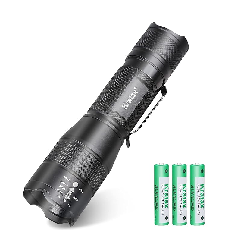 

flashlight LED small size lightweight disaster prevention waterproof army zoom adjustable battery operated long lasting super bright Ideal for