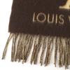 Great LOUIS VUITTON Scarf Escalp Reykjavik Monogram Brown cashmere 401486 Used