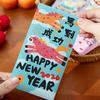 6 ks červených obálek pro čínský Nový rok 2026 Rok koně Balíčky s penězi pro štěstí Červené Hong Bao pro Jarní festival Lunární Nový rok