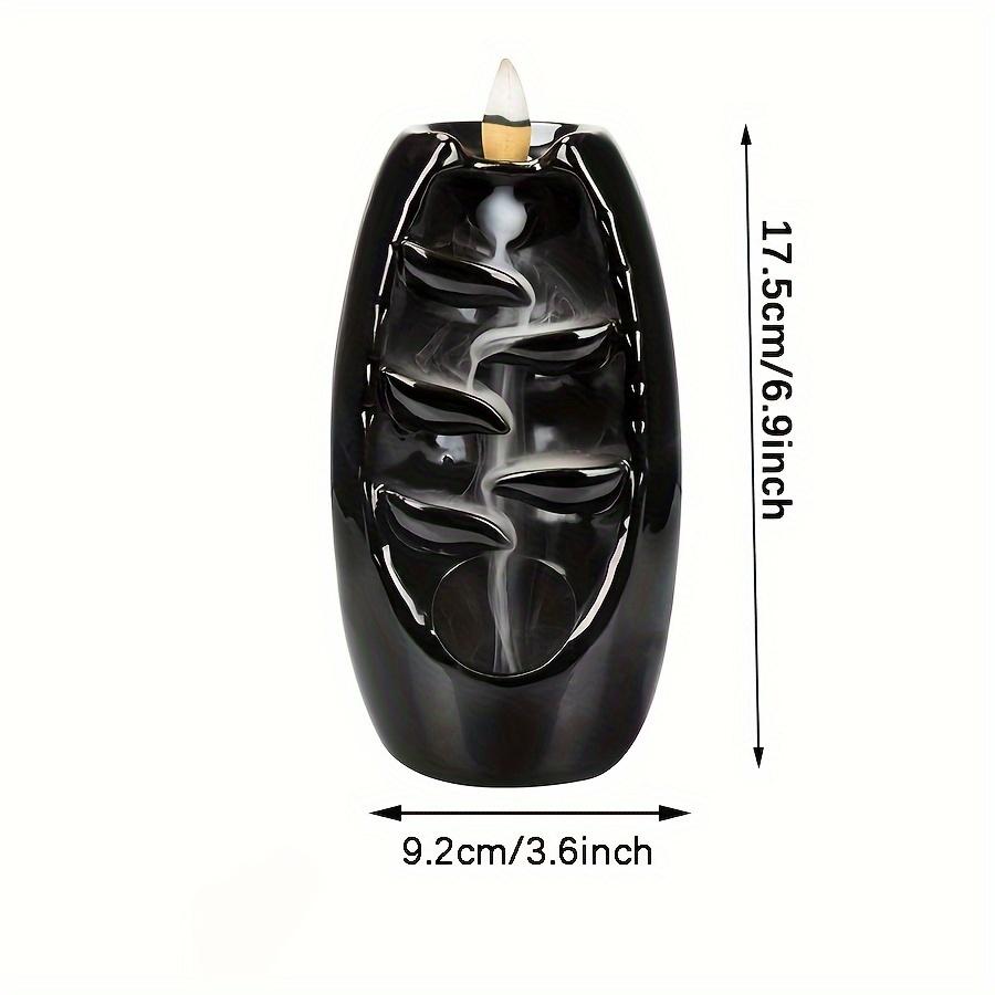 1pc Waterfall Ceramic Incense Holder for Aromatherapy and Home Decor