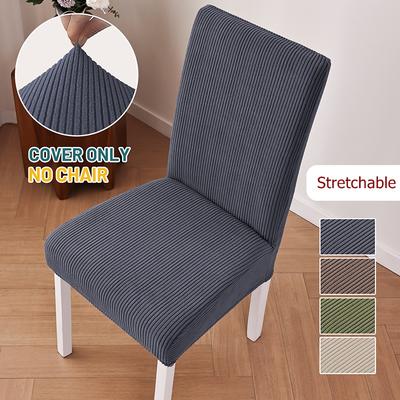 1PC Jacquard Chair Covers Elastic Universal Dining Chair Slipcover Durable Kitchen Seat Slipcover for Banquet Restaurant Wedding