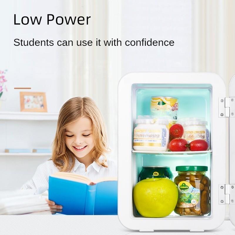 8L Large Capacity Energy-saving & Silent Mini Refrigerator Intelligent Touch Screen Refrigeration Equipment Digital Display Car Fridge