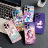 Cover for Samsung Galaxy S24 S25 S23 FE Ultra Plus S7 Edge S25+ S23+ A56 5G Casing Silicone Phone Case Unicorn Horse Wallpaper