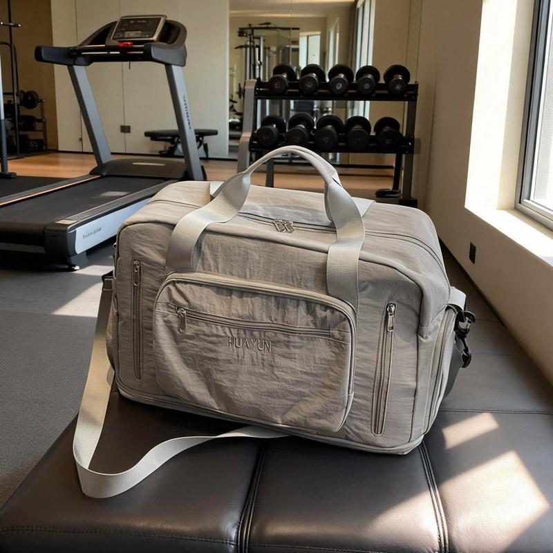 Dry And Wet Separate Gym Bag Large Capacity Travel Bag With Separate Shoe Bin Sports Bag Women's Portable Crossbody Bag