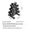 Xi Lu Coated Hex Dumbbell Set with Rack