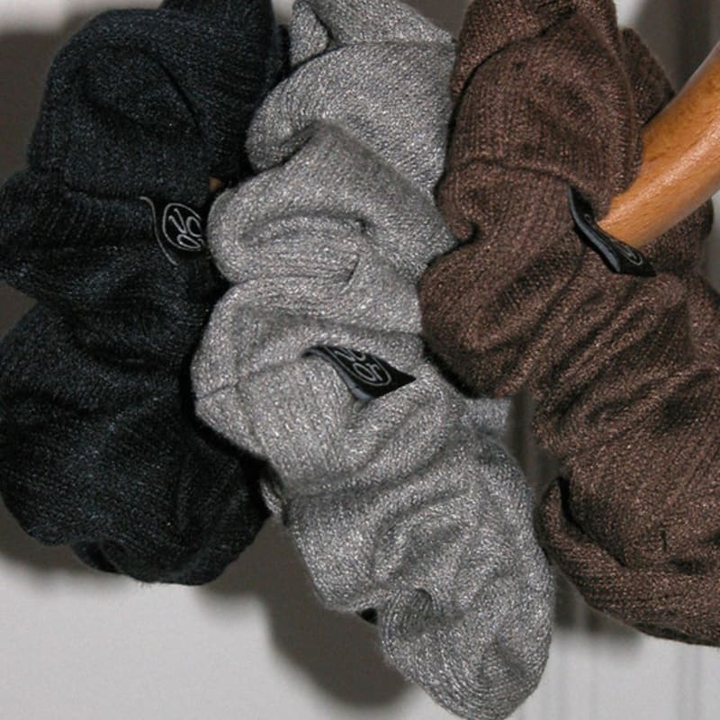 For Basic Knit Scrunchie_Grey