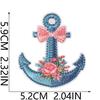Summer Beach Style Embroidery Cloth Sticker Ironing Casual Clothing Backpack Shoes And Hats Personalized Decoration Repair Fabric Sticker