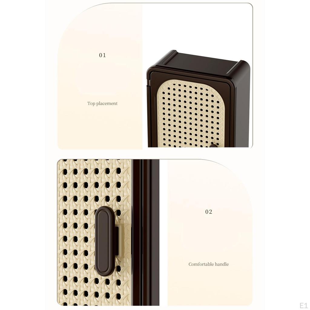 Tissue Holder with Shelf, Paper Towel Dispenser Removable Divider Stylish Practical Simple