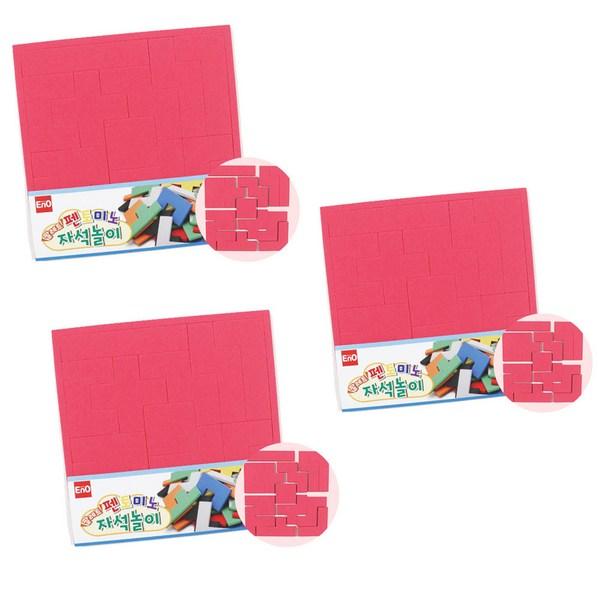 

E&O Palette Pentomino Red, 3 детали, 13 деталей, лучший пазл для малышей в Корее
