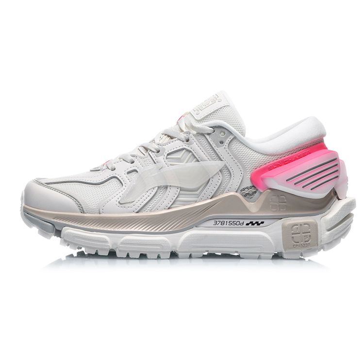 

Li-Ning Sun Chaser Белые мужские кроссовки Серо-Розовые ARZQ003-9