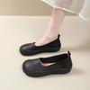 Women Loafers Soft Leather Comfort Flat Casual Shoes Mother Soft Comfortable Shoes Women Slip-On Footwear Handmade Shoes