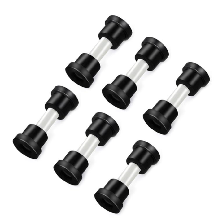 Heavy Type Rubber Metal Bushing Set For Golf Cart Rear Suspension Includes 6 Sleeves 12 Bushings Replacement