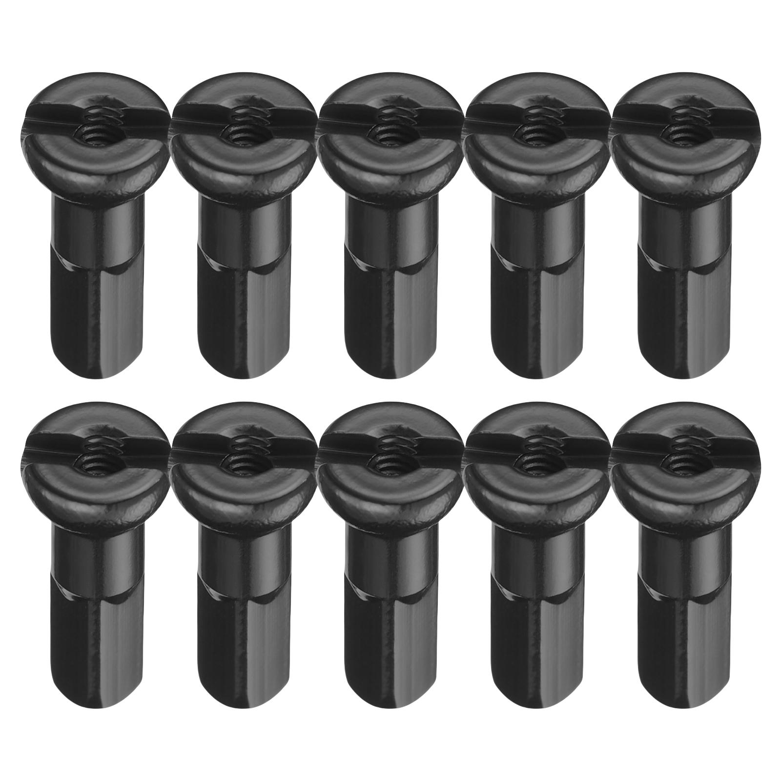 

10Pcs High Strength Bicycles Spoke Caps Cycling Wheel Nipples Caps End Tip Road Bike Wheel Spoke Nipple Easy to Install чорний
