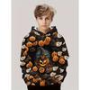 Kids Clothes Jack O' Lantern 3D Print Boys Sweatshirt Halloween Children Top Pumpkin Graphic Hoodies for Boy Children's Clothing
