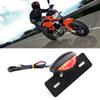 Motocyklowy tylny światło uniwersalne retro LED światło stopu światło tablicy rejestracyjnej światła kierunkowskazów(czarny)
